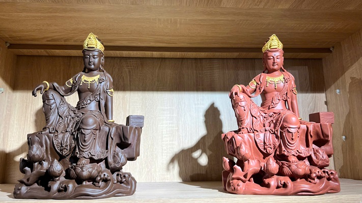 Tượng Quan Âm tự tại 37cm